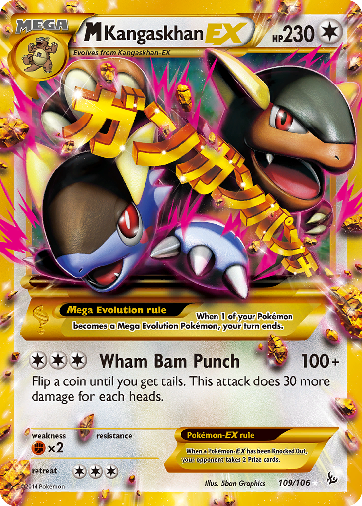 Flashfire M Kangaskhan EX #109/106