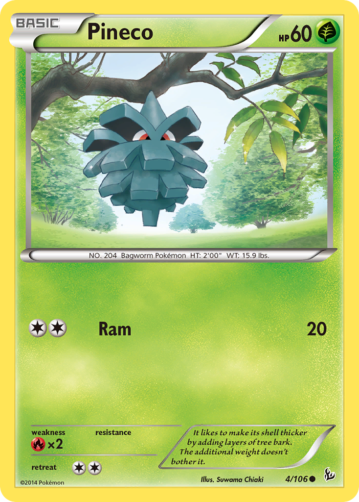 Flashfire Pineco #4/106