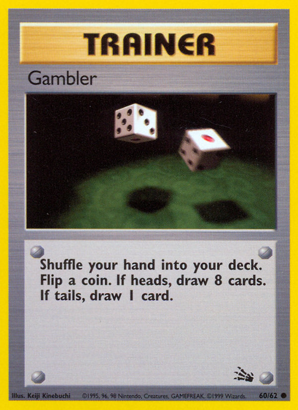 Fossil set Gambler #60/62 unlimited