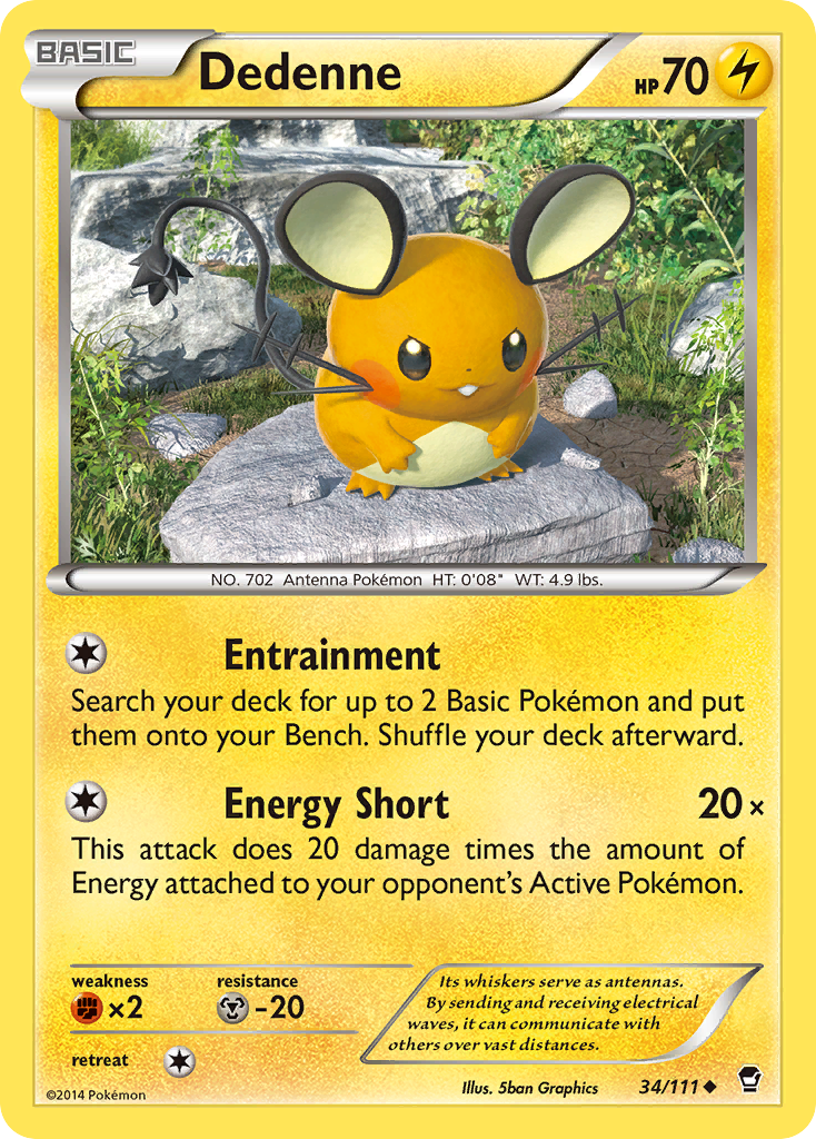 Furious Fists Dedenne #34/111