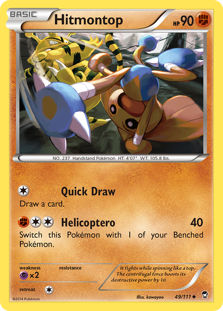 Furious Fists Hitmontop #49/111