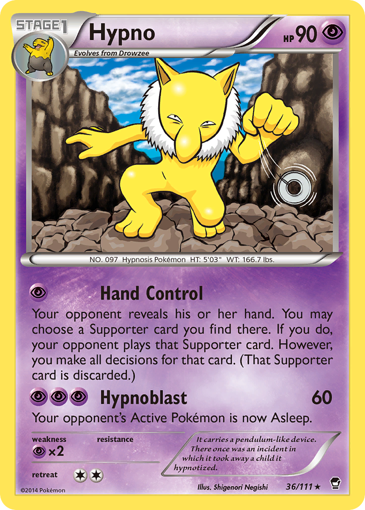 Furious Fists Hypno #36/111