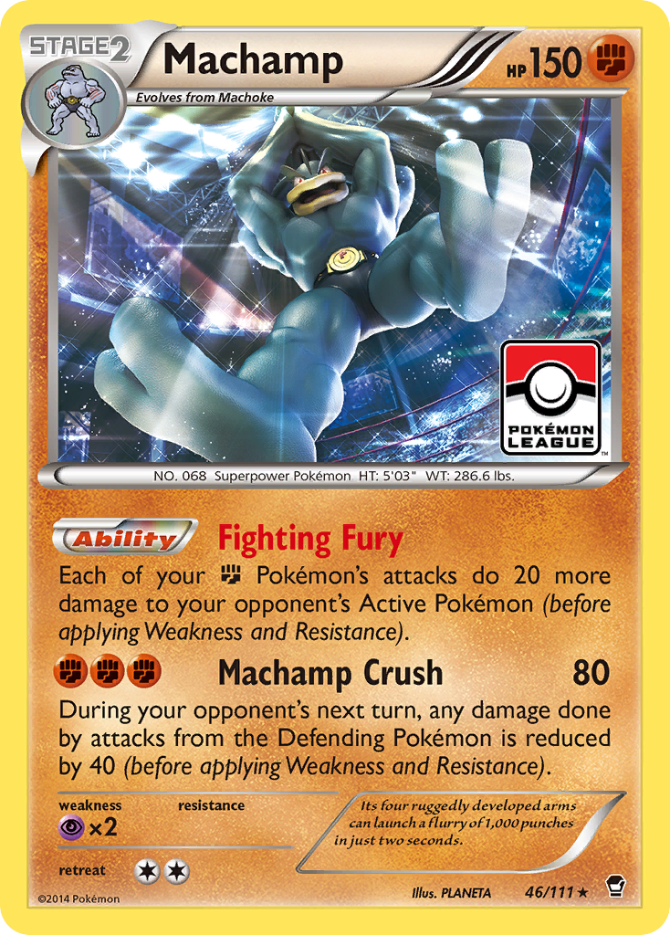 Furious Fists Machamp #46 League Promo
