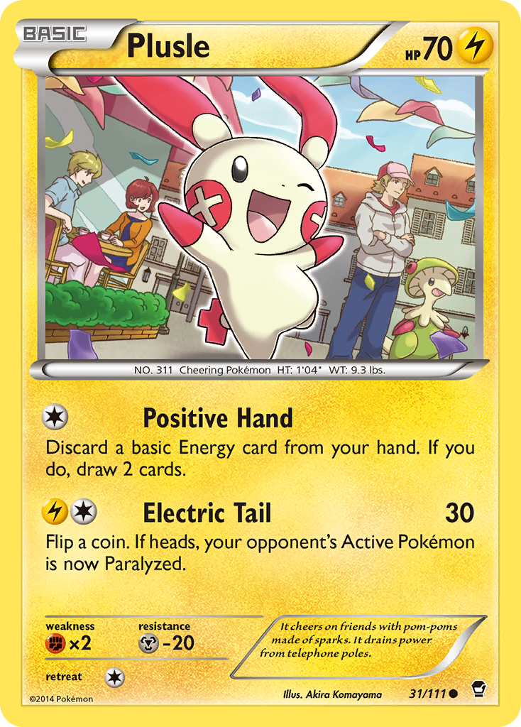 Furious Fists Plusle #31/111