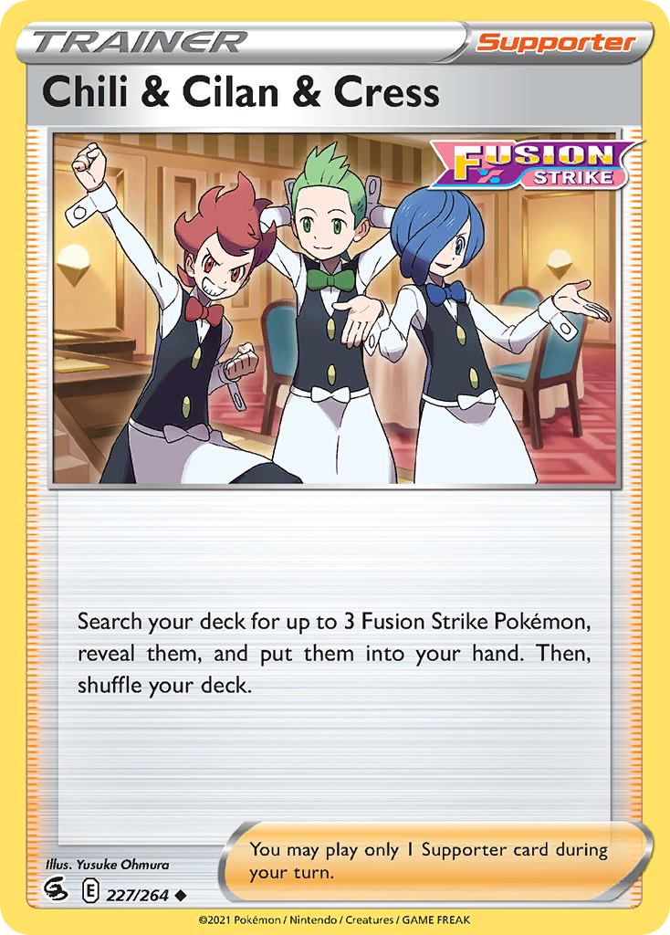 Fusion Strike Chili & Cilan & Cress #227/264
