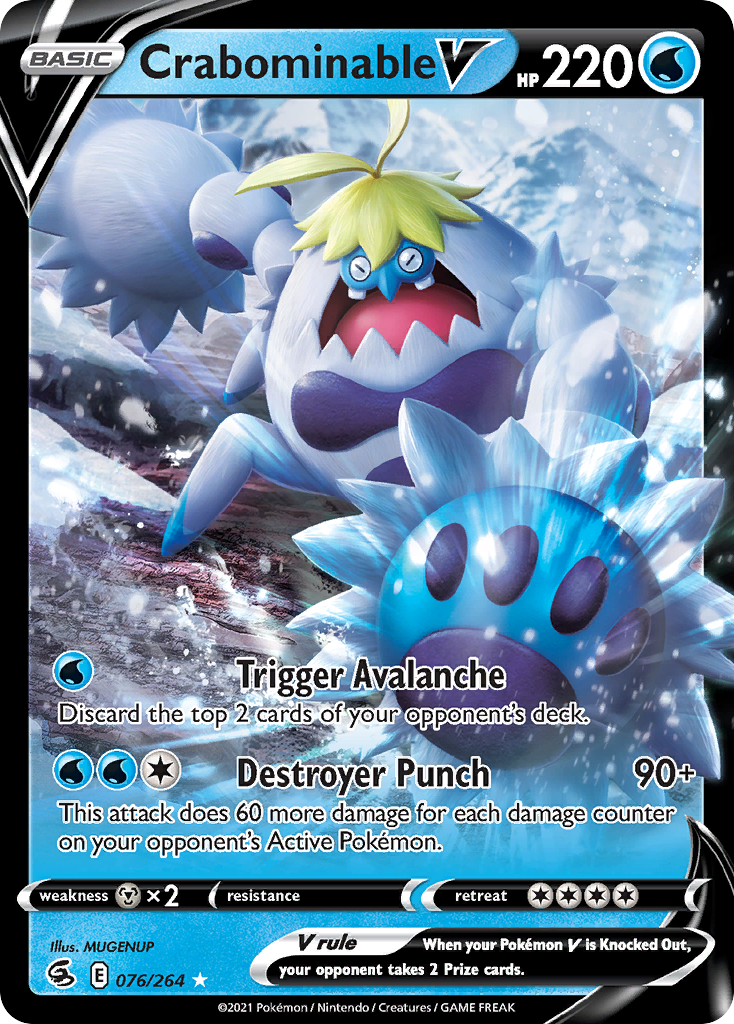 Fusion Strike Crabominable V #76/264