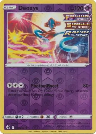 Fusion Strike Deoxys #120/264 reverse holo