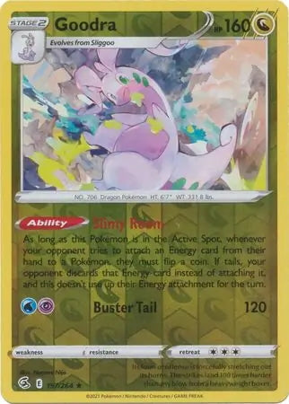 Fusion Strike Goodra #197/264 reverse holo