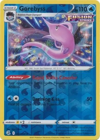 Fusion Strike Gorebyss #67/264 reverse holo