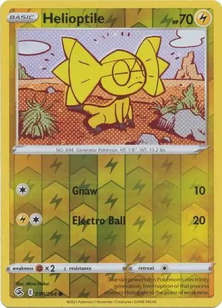 Fusion Strike Helioptile #98/264 reverse holo