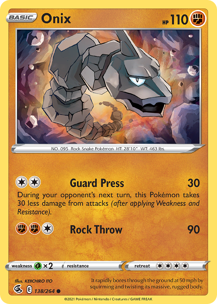 Fusion Strike Onix #138/264