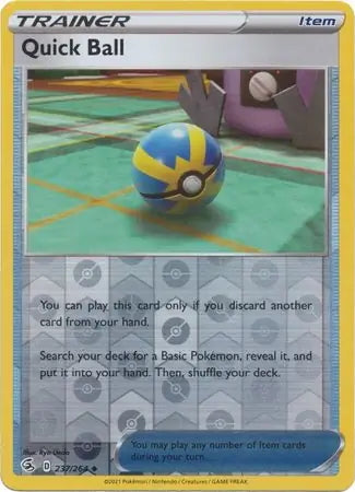 Fusion Strike Quick Ball #237/264 reverse holo