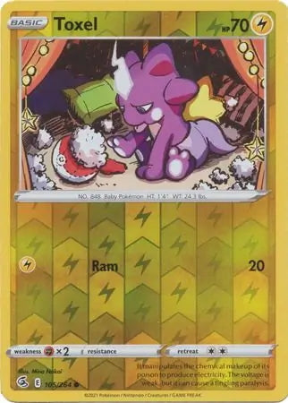 Fusion Strike Toxel #105/264 reverse holo