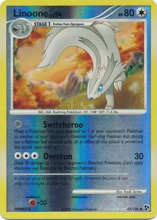 Great Encounters Linoone #43/106 reverse holo