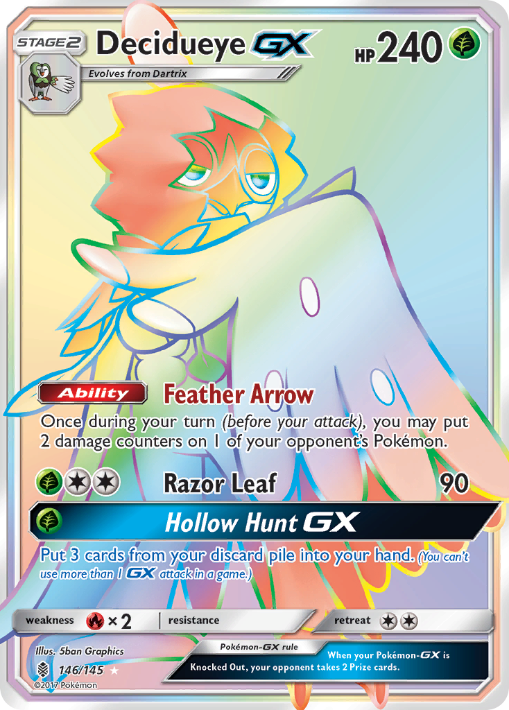 Guardians Rising Decidueye GX #146/145