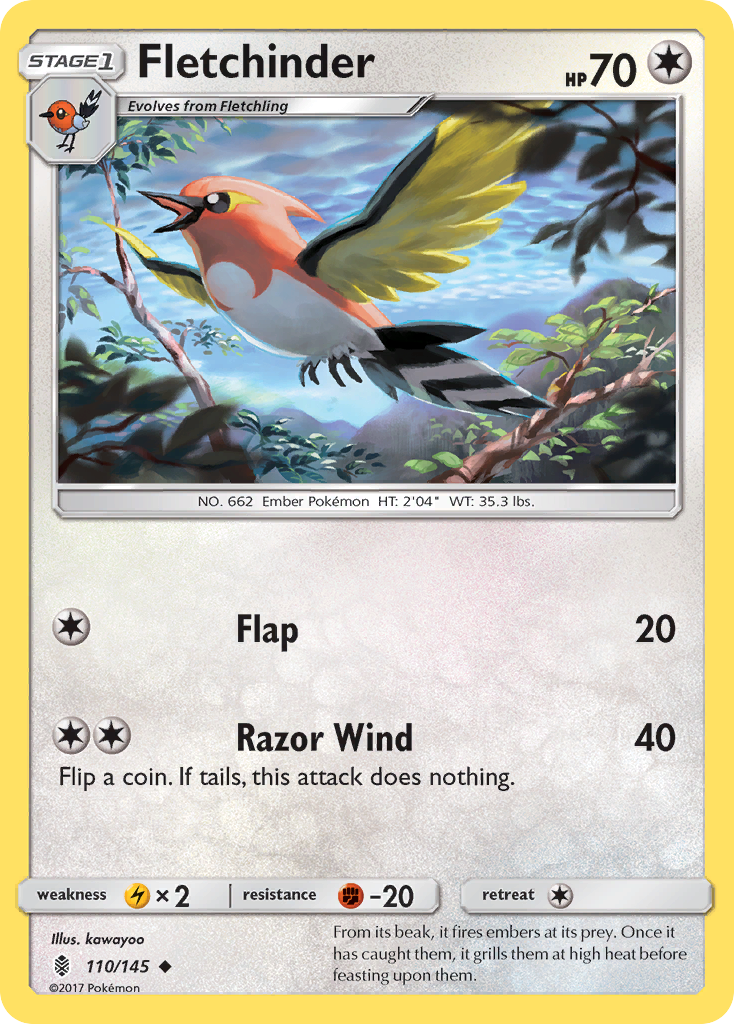 Guardians Rising Fletchinder #110/145