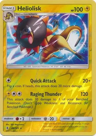 Guardians Rising Heliolisk #44/145 reverse holo