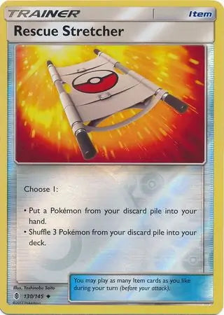 Guardians Rising Rescue Stretcher #130/145 reverse holo