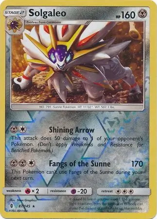 Guardians Rising Solgaleo #87/145 reverse holo