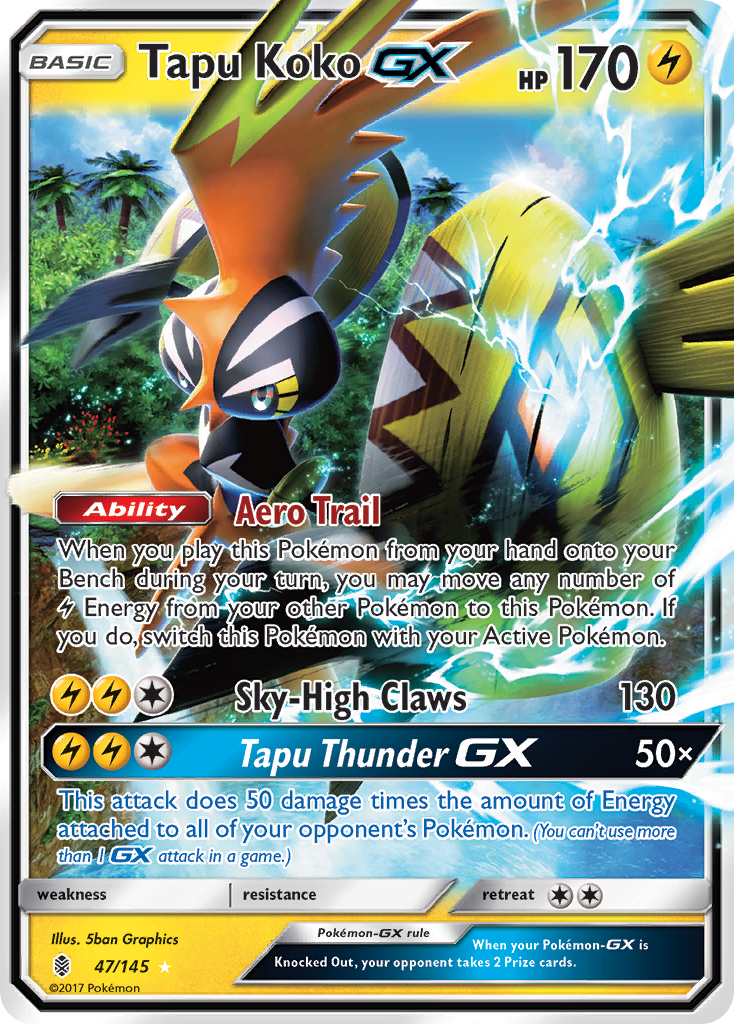 Guardians Rising Tapu Koko GX #47/145