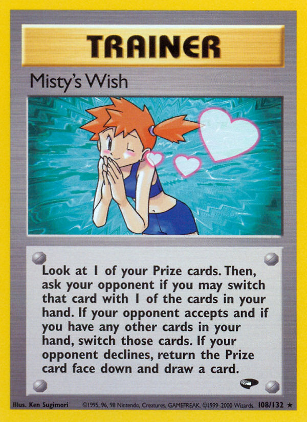 Gym Challenge Misty's Wish #108/132 unlimited