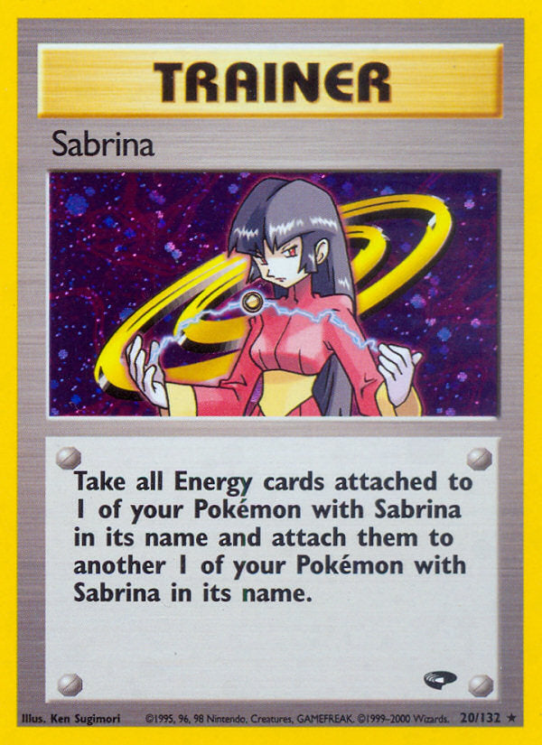 Gym Challenge Holo Sabrina #20/132 unlimited