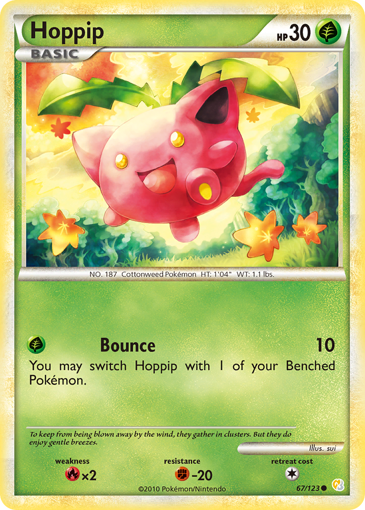 HeartGold SoulSilver Hoppip #67/123