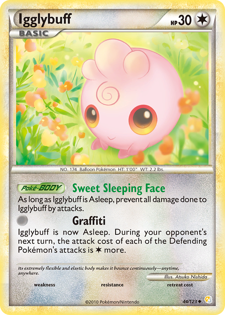 HeartGold SoulSilver Igglybuff #44/123