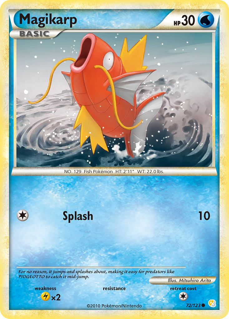 HeartGold SoulSilver Magikarp #72/123