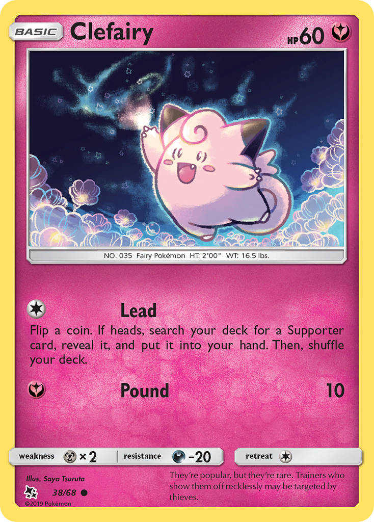 Hidden Fates Clefairy #38/68