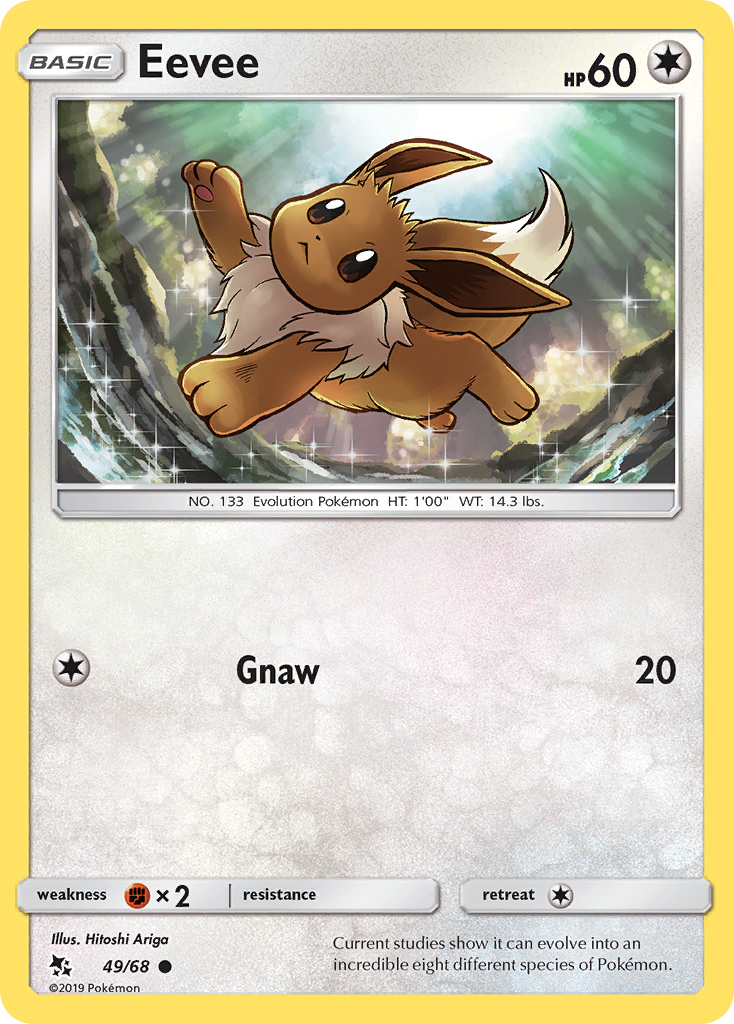 Hidden Fates Eevee #49/68
