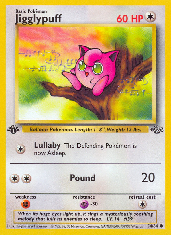 Jungle set Jigglypuff #54/64 first edition