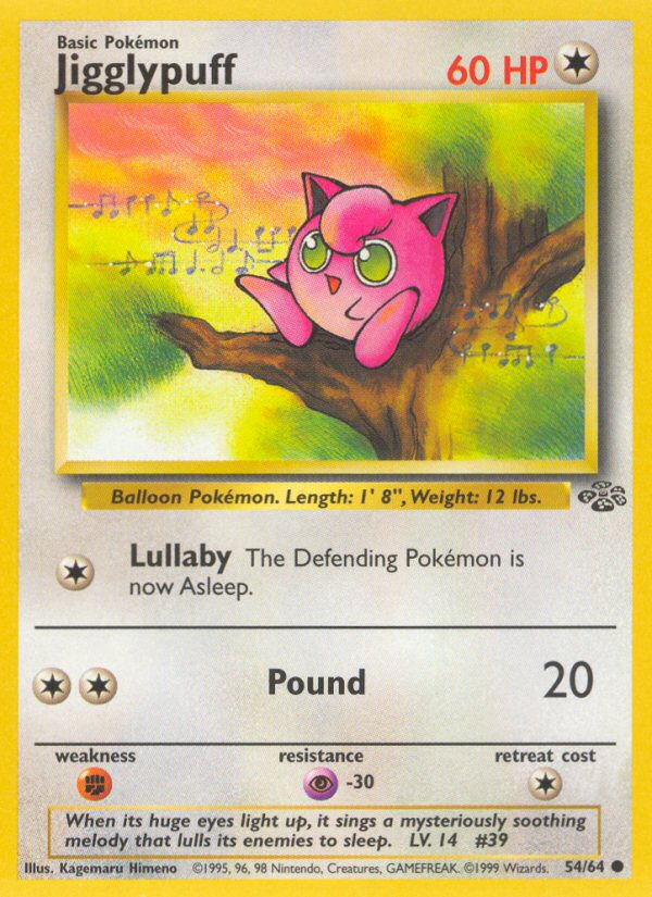 Jungle set Jigglypuff #54/64 unlimited