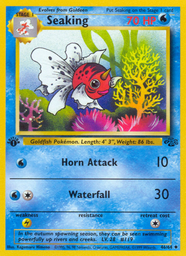 Jungle set Seaking #46/64 first edition