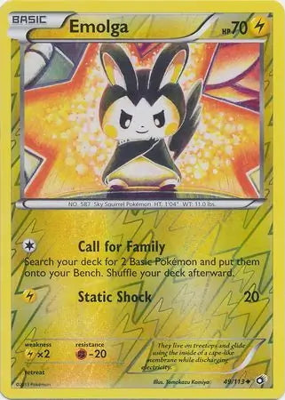 Legendary Treasures Emolga #49/113 reverse holo