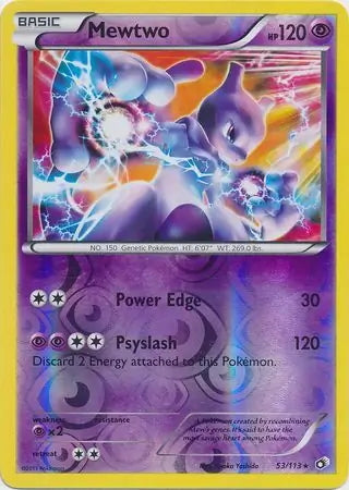 Legendary Treasures Mewtwo #53/113 reverse holo