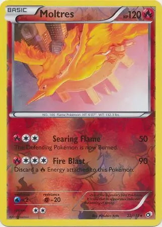 Legendary Treasures Moltres #22/113 reverse holo