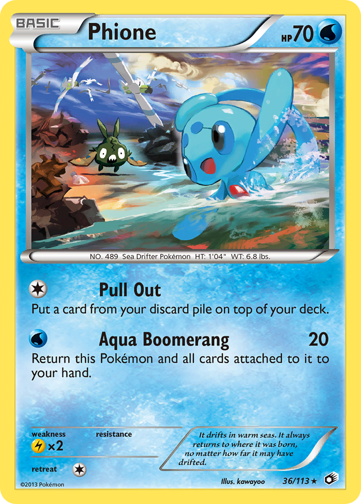 Legendary Treasures Phione #36/113