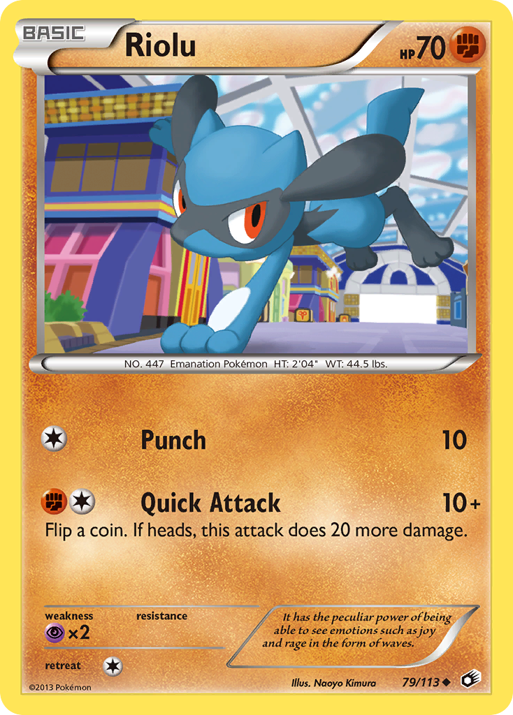 Legendary Treasures Riolu #79/113