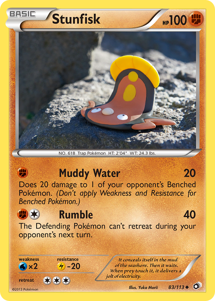 Legendary Treasures Stunfisk #83/113
