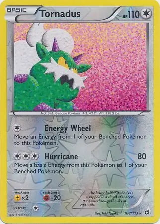 Legendary Treasures Tornadus #108/113 reverse holo