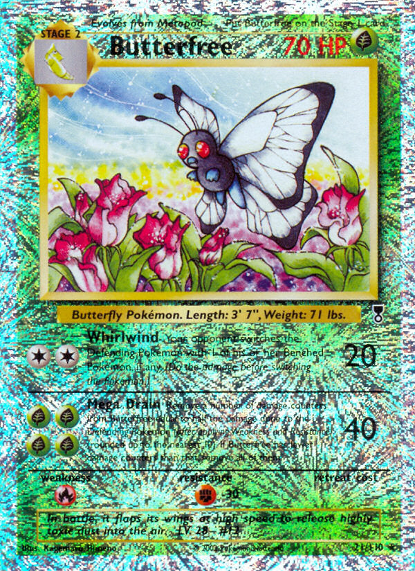 Legendary collection Butterfree #21/110 reverse holo