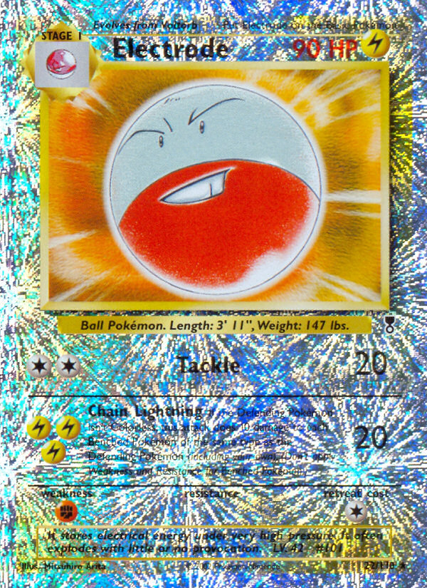 Legendary collection Electrode #22/110 reverse holo