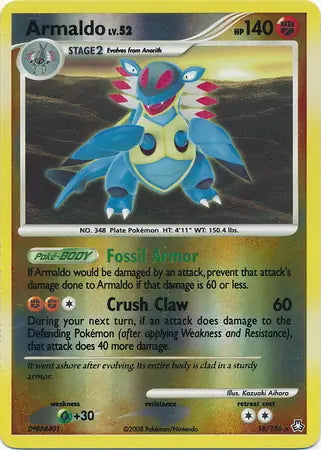 Legends Awakened Armaldo #18/146 reverse holo