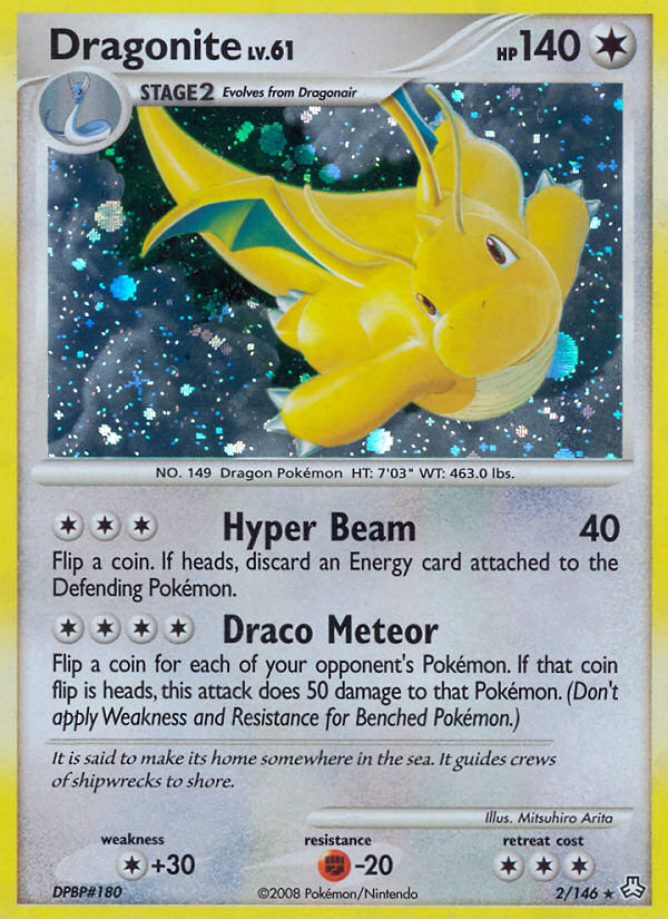 Legends Awakened Holo Dragonite #2/146