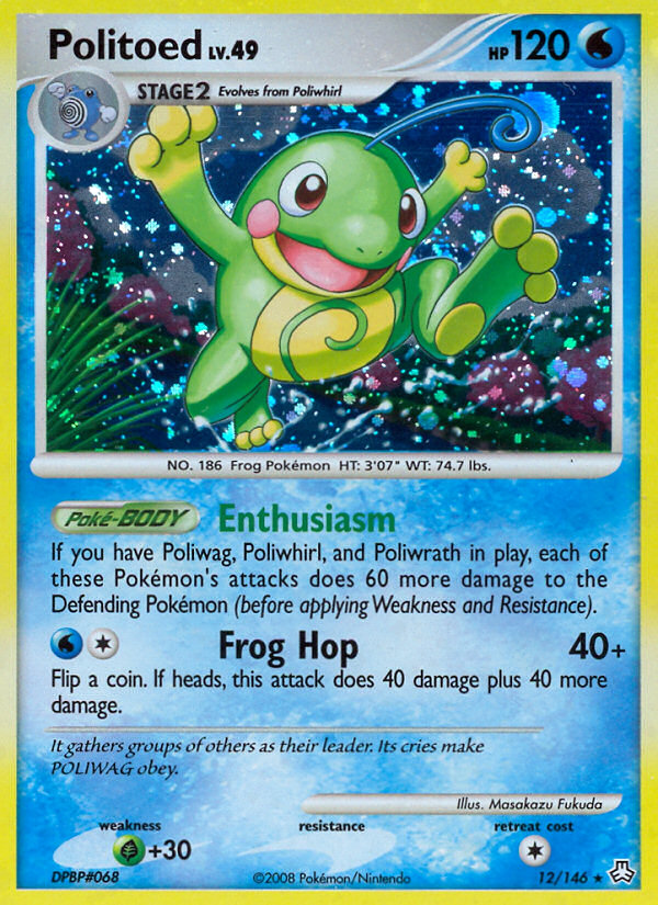 Legends Awakened Holo Politoed #12/146
