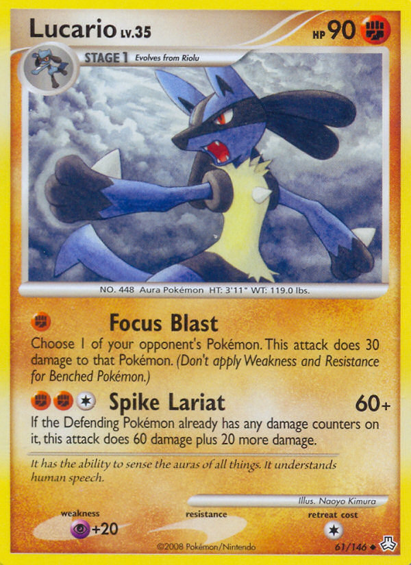 Legends Awakened Lucario #61/146