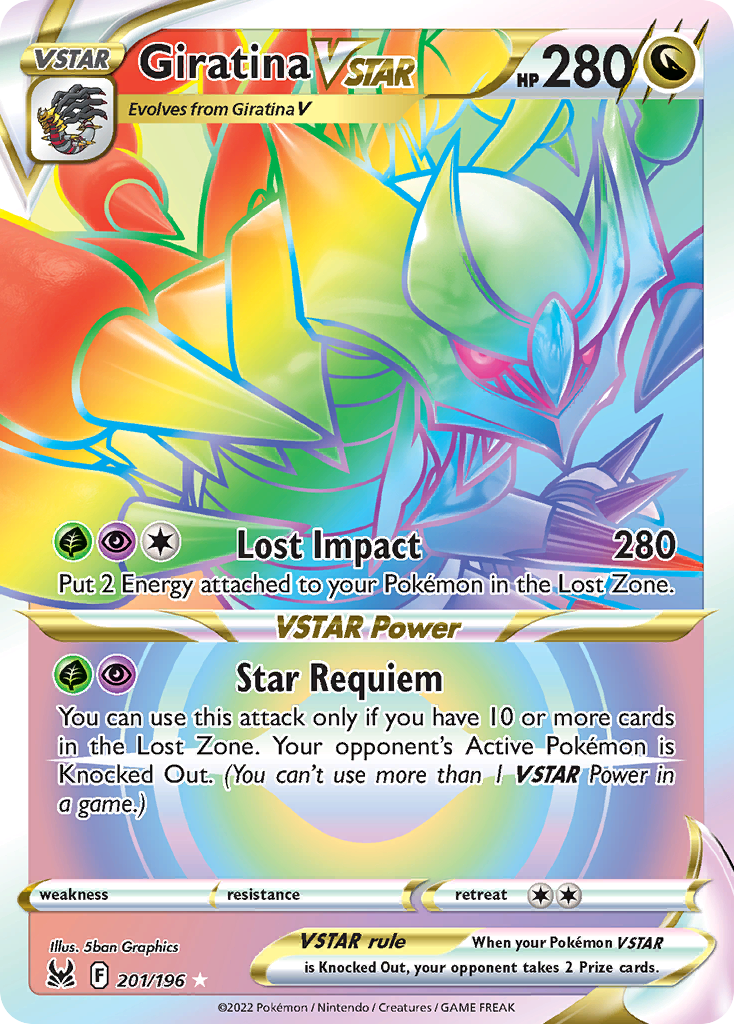 Lost Origin Giratina VSTAR #201/196