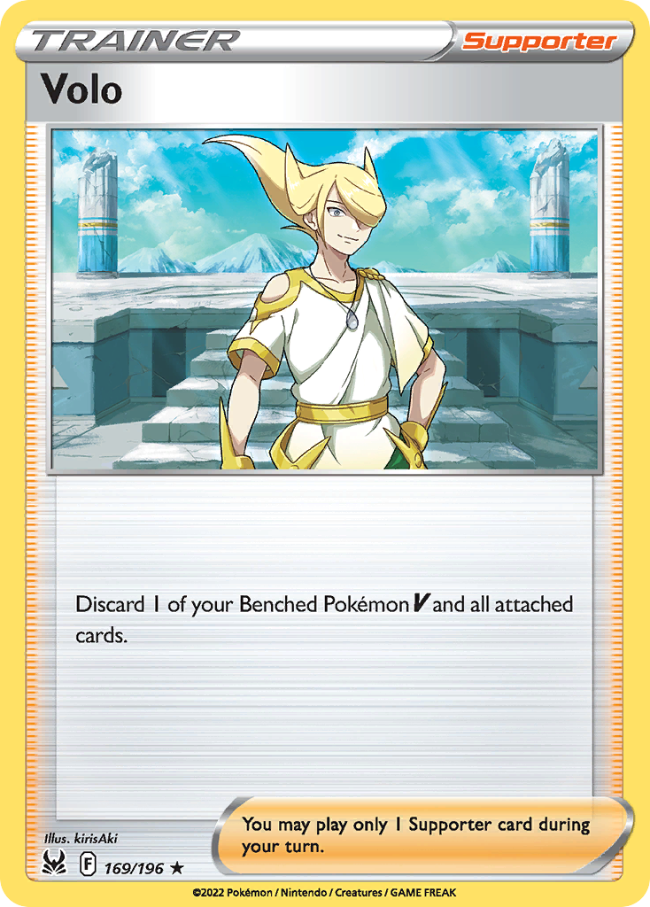 Lost Origin Holo Volo #169/196