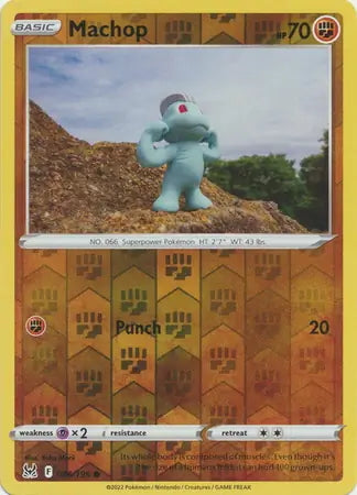 Lost Origin Machop #86/196 reverse holo